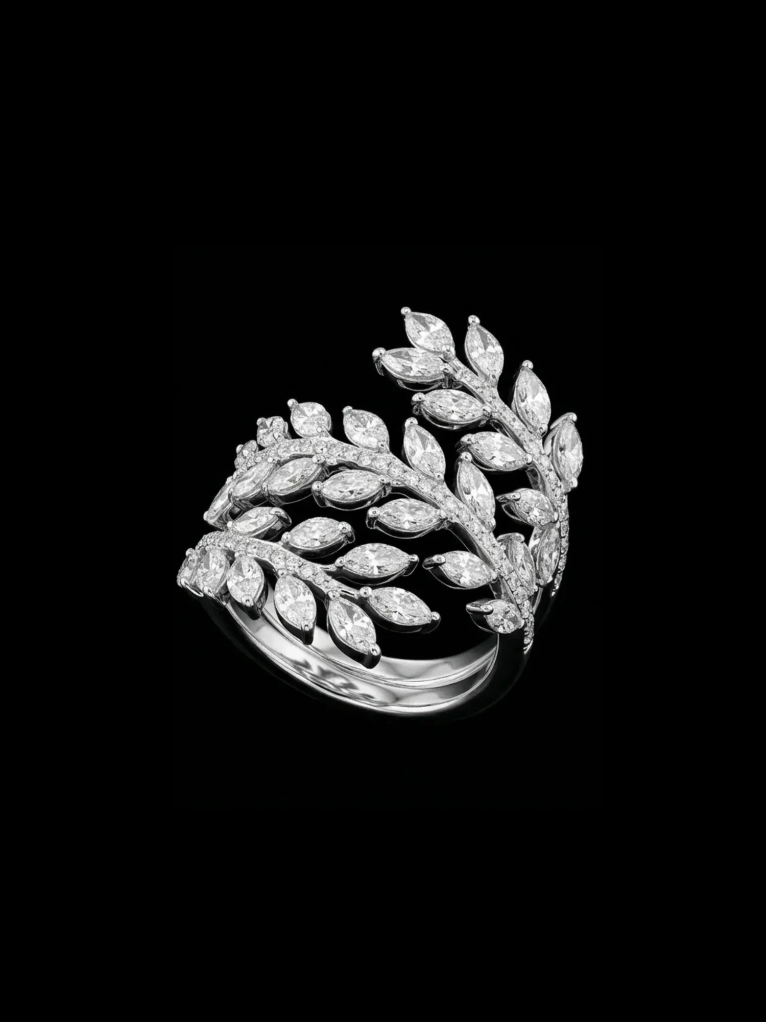 Ring "LuxuryAvenue™" – White gold 18k