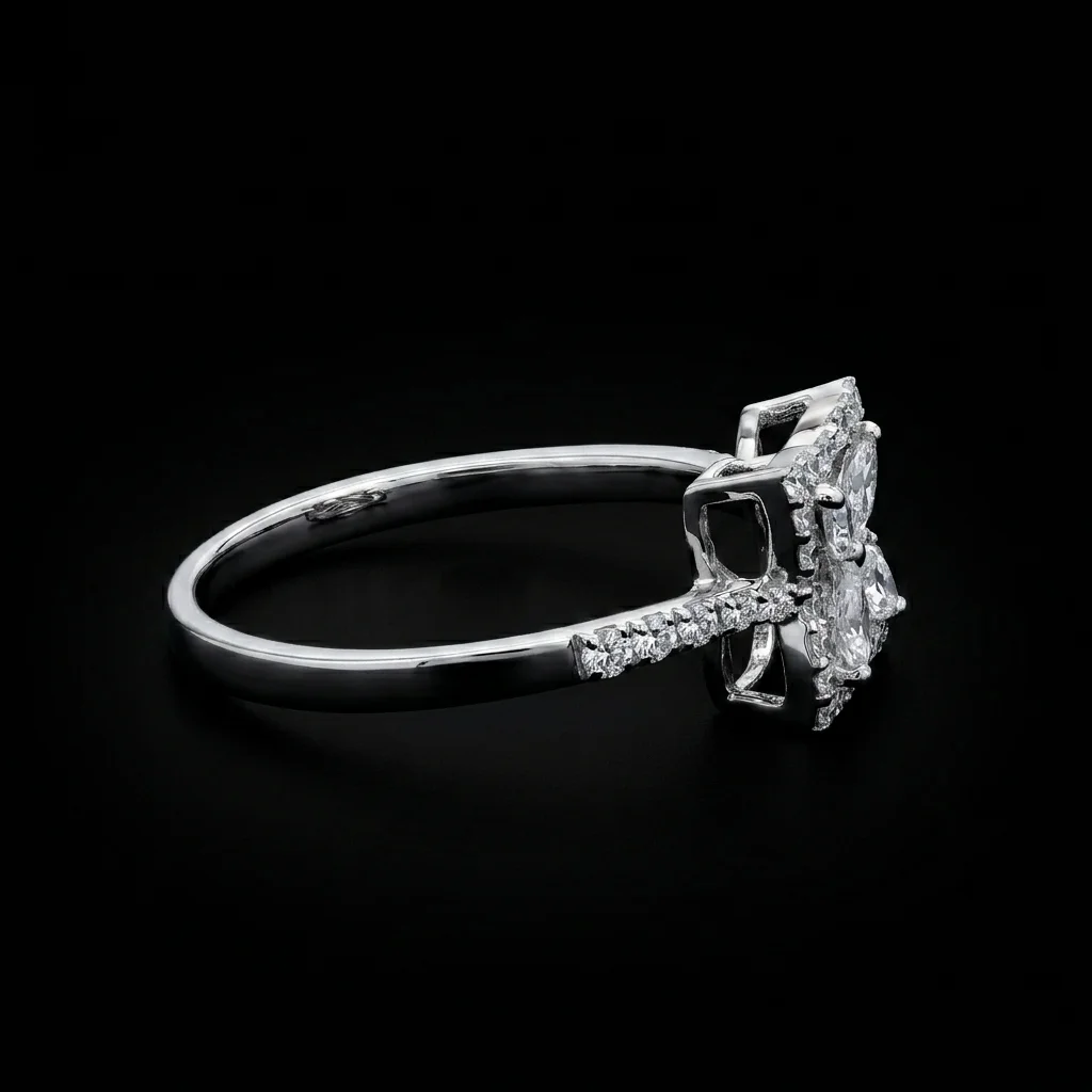 "Belissima™" Ring in white gold 18k, photo 3