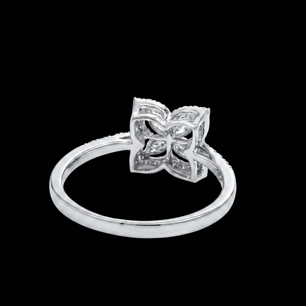 "Belissima™" Ring in white gold 18k, photo 4