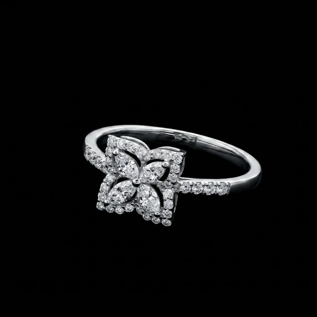 "Belissima™" Ring in white gold 18k, photo 5