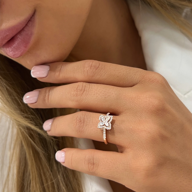 Belissima™ Ring in rose gold 18k, photo 7