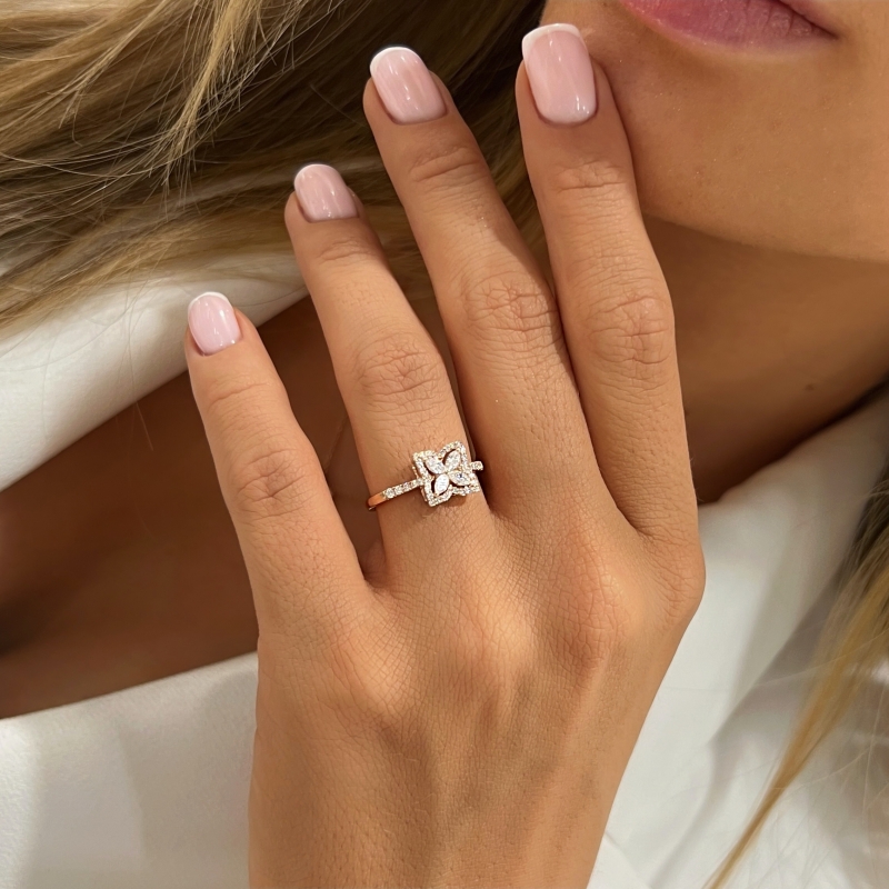 Belissima™ Ring in rose gold 18k, photo 9