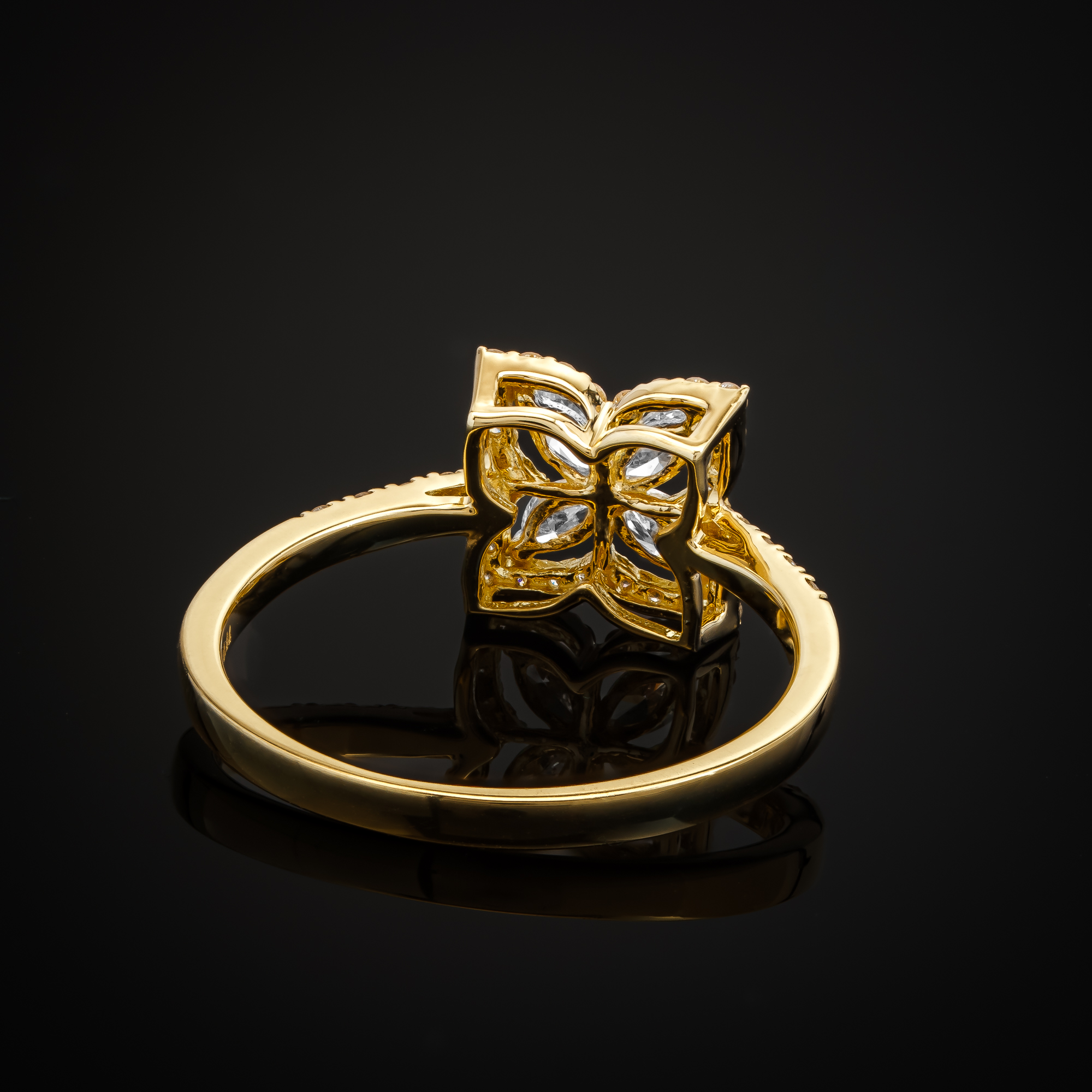 "Belissima™" Ring in yellow gold 18k, photo 4