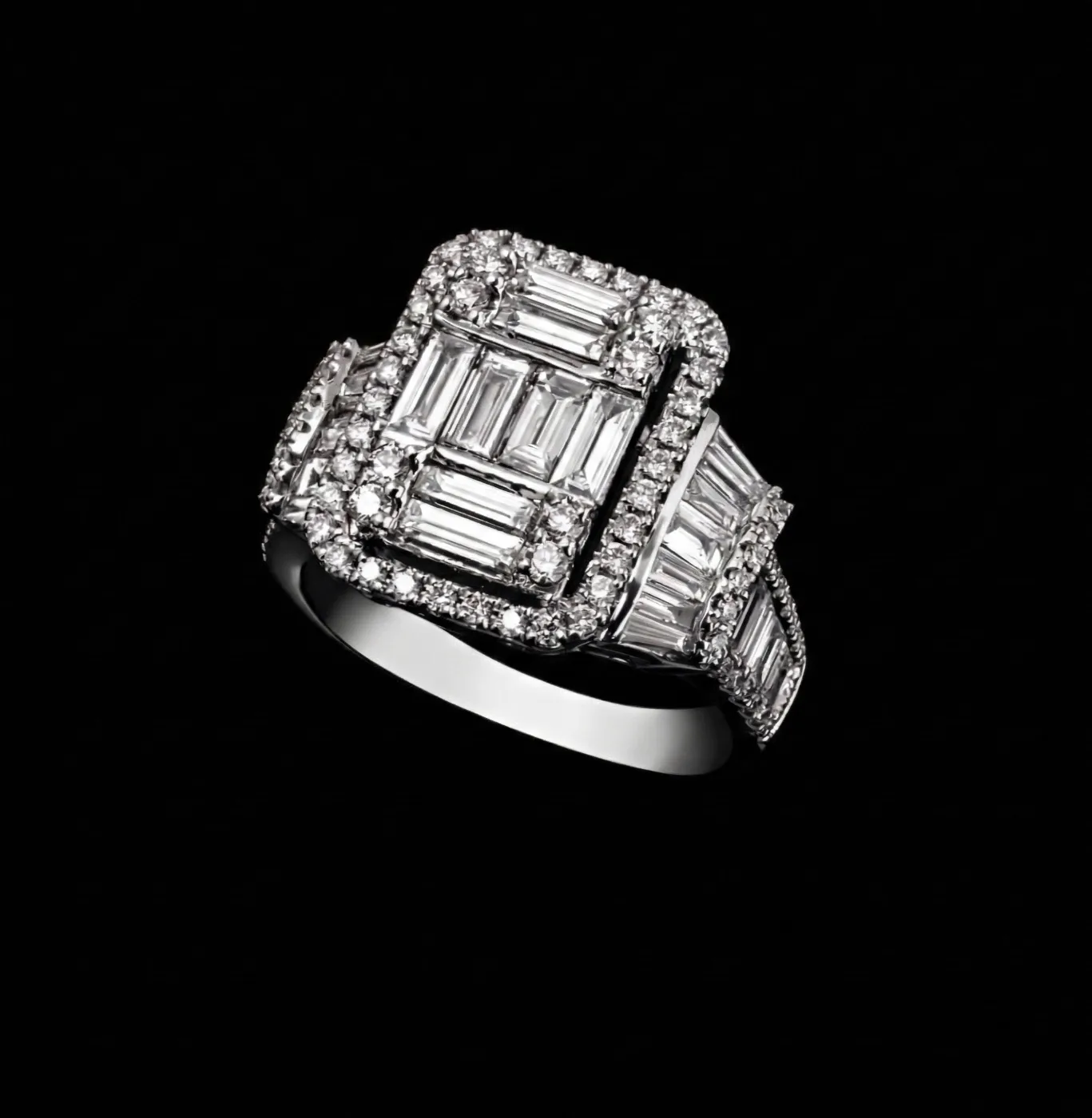 "BigInvisible™" Ring in 18k white gold, product view