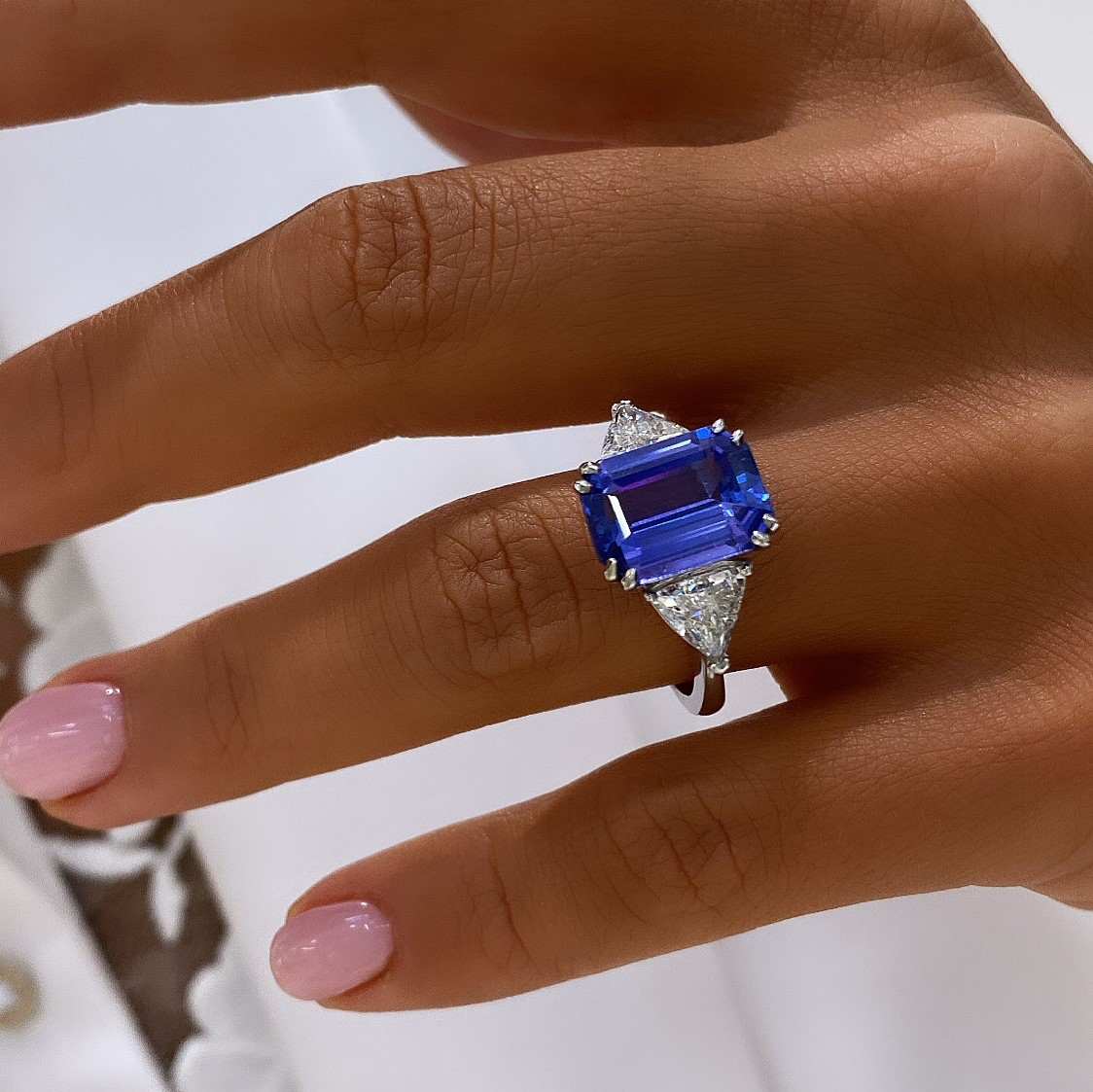 "BlueAristocrat™" Ring in white gold 18k, photo 3