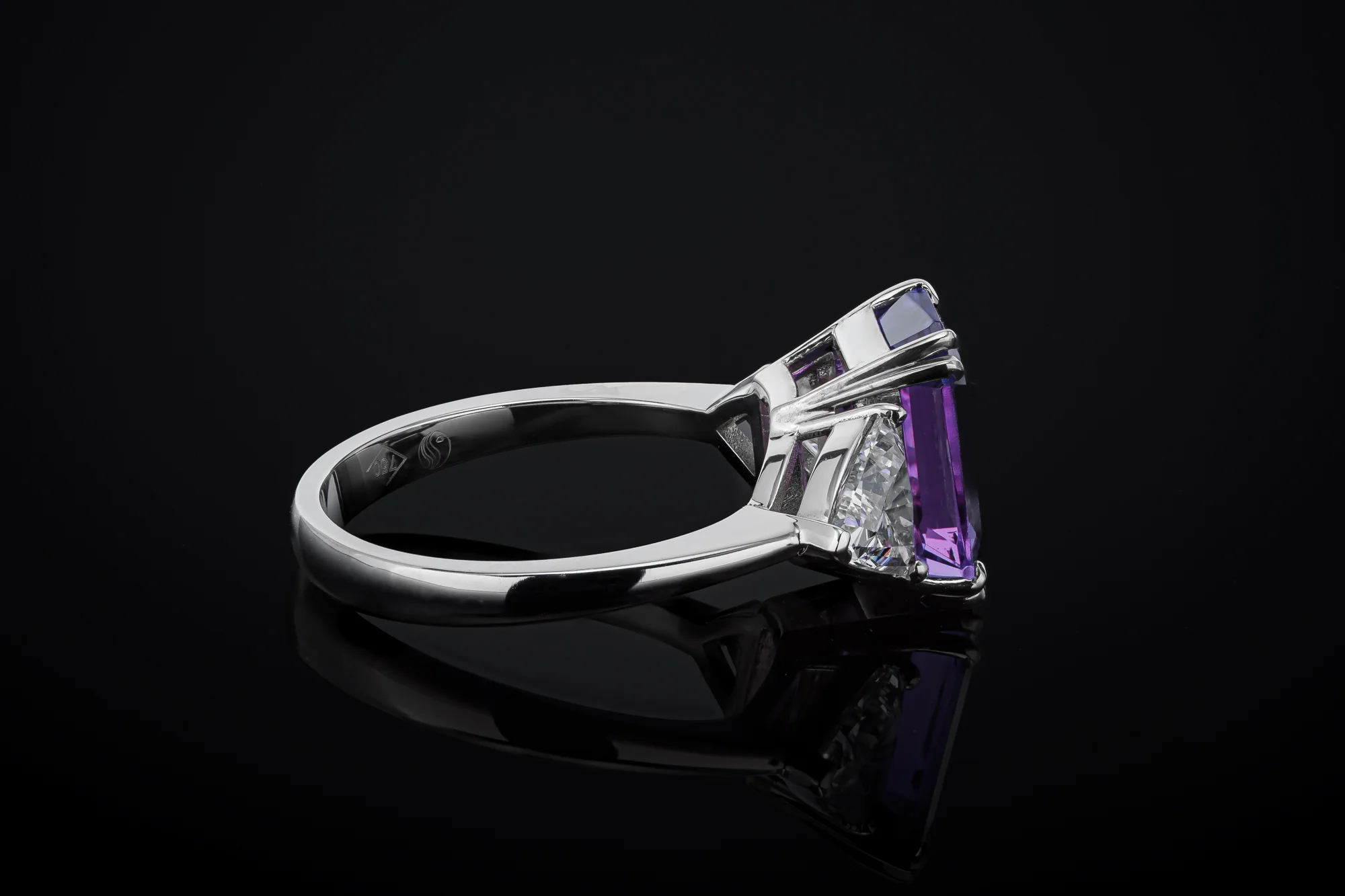 "BlueAristocrat™" Ring in white gold 18k, photo 7