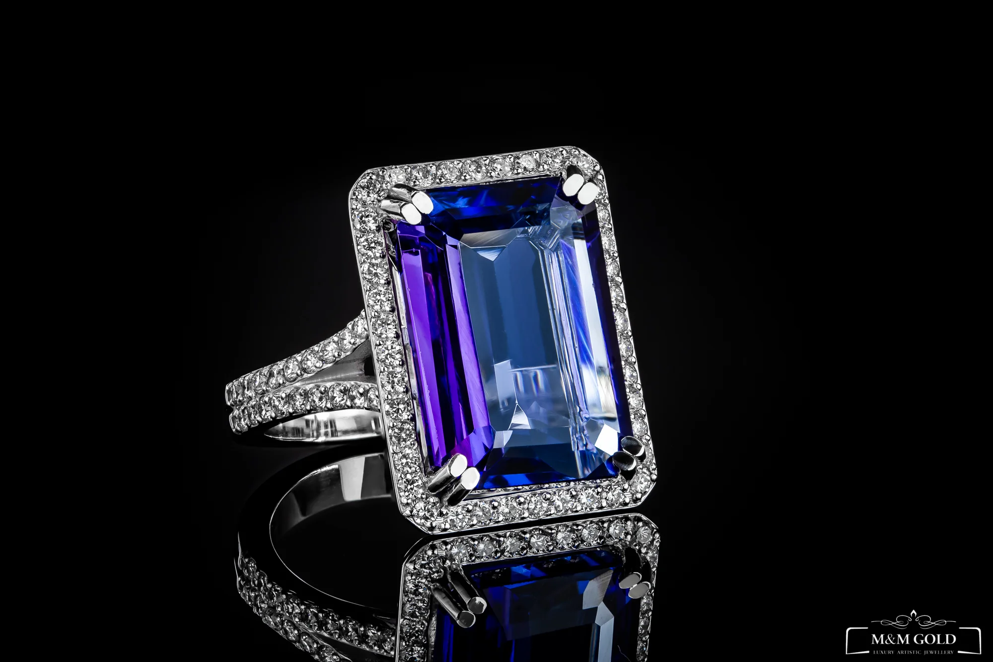 BlueDynasty™ Ring in white gold 18k, photo 2