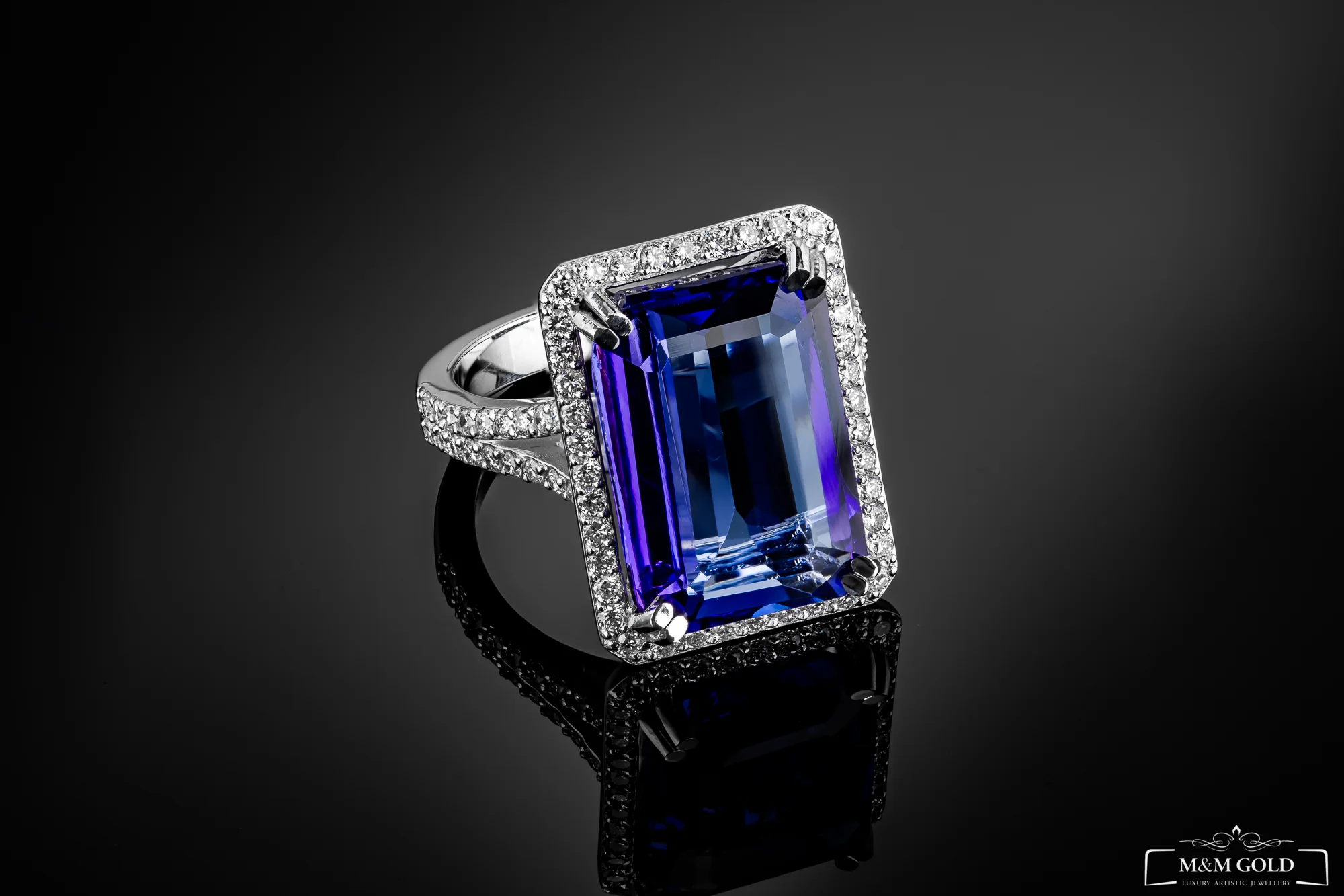 BlueDynasty™ Ring in white gold 18k, photo 4