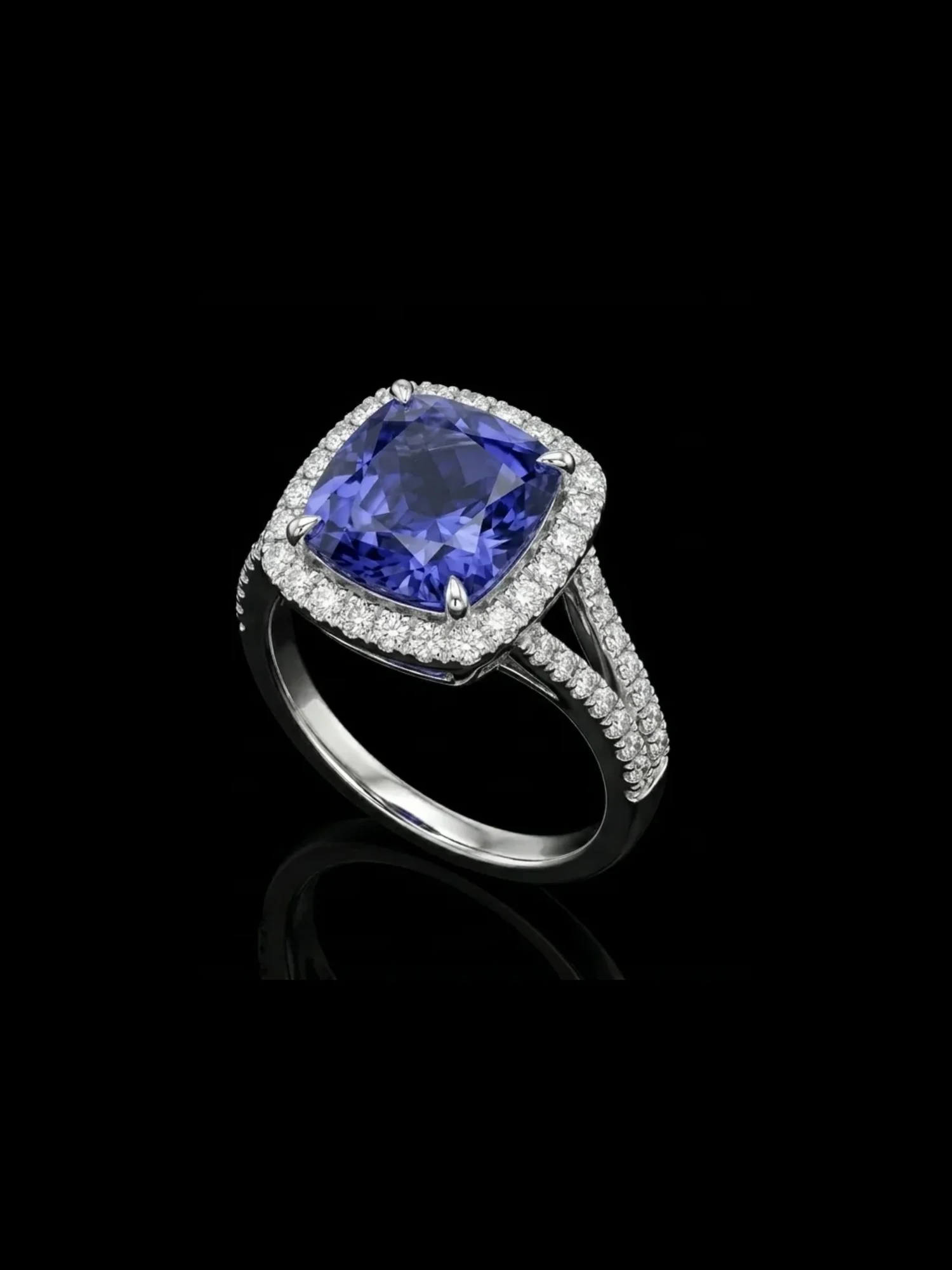 "BluePrestigeLine™" Ring in white gold 18k, product view