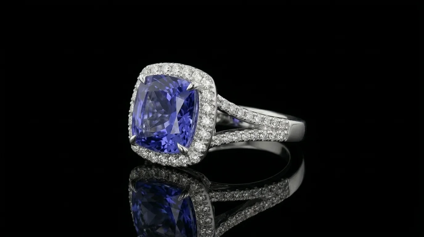 "BluePrestigeLine™" Ring in white gold 18k, photo 2