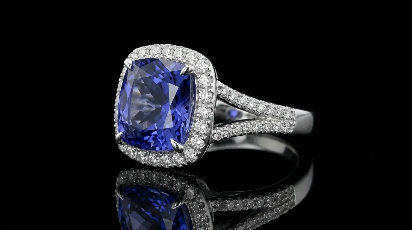 "BluePrestigeLine™" Ring in white gold 18k, photo 4