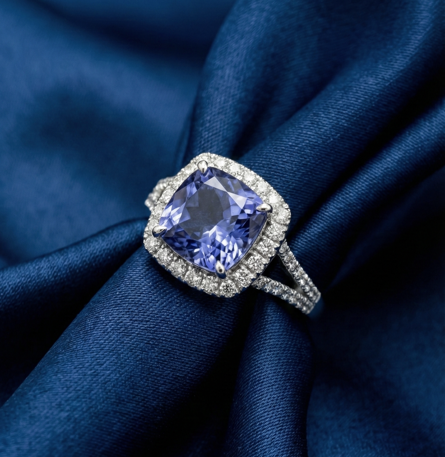 "BluePrestigeLine™" Ring in white gold 18k, photo 5