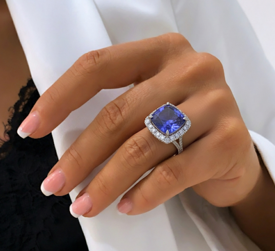 "BluePrestigeLine™" Ring in white gold 18k, photo 7