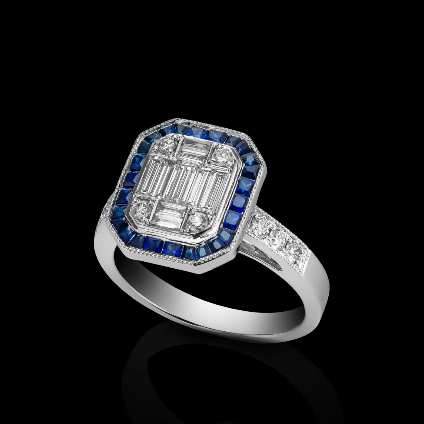 "BlueSapphire™" Ring – White gold 18k