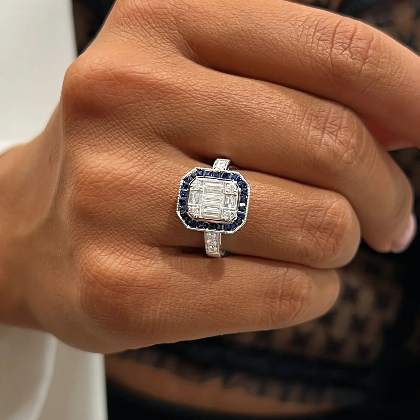 "BlueSapphire™" Ring in 18k white gold, photo 2