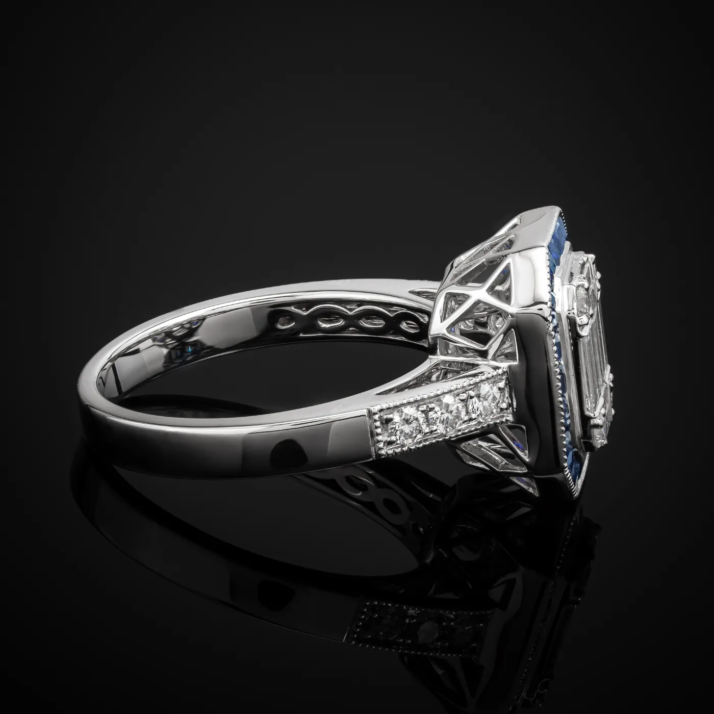 "BlueSapphire™" Ring in 18k white gold, photo 4