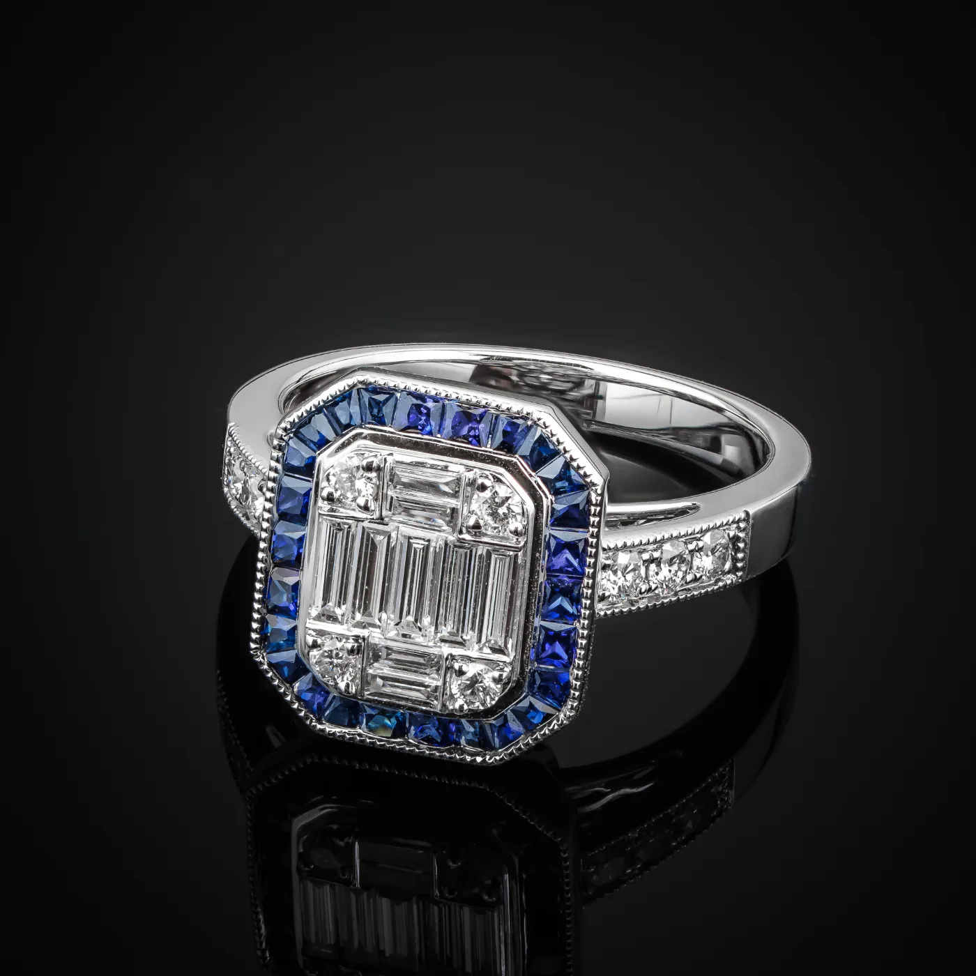 "BlueSapphire™" Ring in 18k white gold, photo 6
