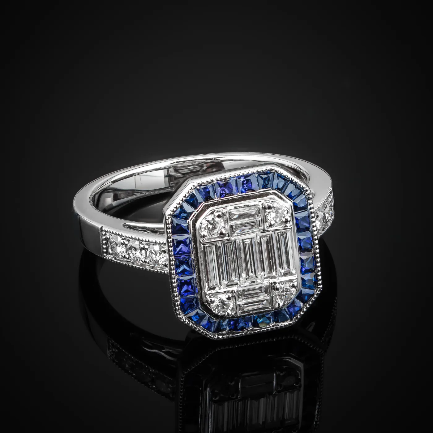 "BlueSapphire™" Ring in 18k white gold, photo 7