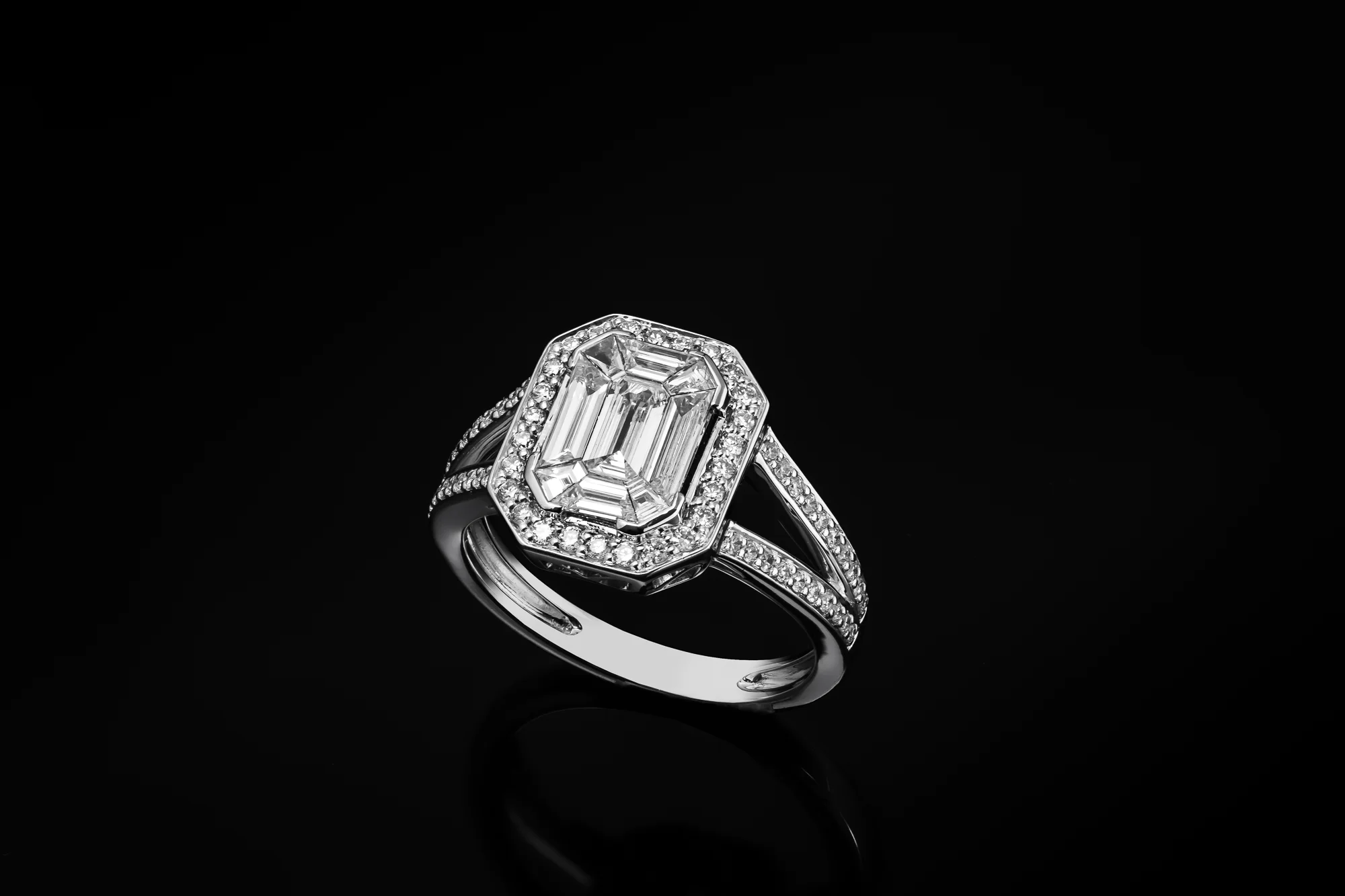 "DoubleAmour™" Ring – White gold 18k