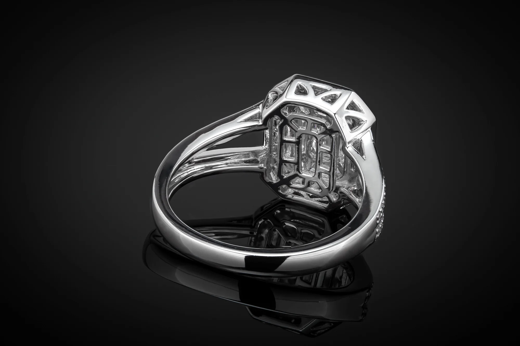 "DoubleAmour™" Ring in white gold 18k, photo 5