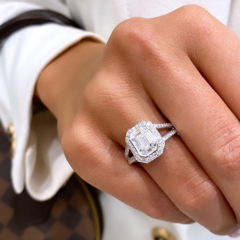 "DoubleAmour™" Ring in white gold 18k, photo 8
