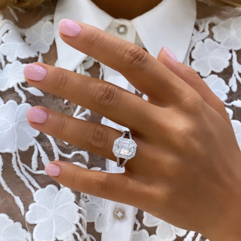 "DoubleAmour™" Ring in white gold 18k, photo 10