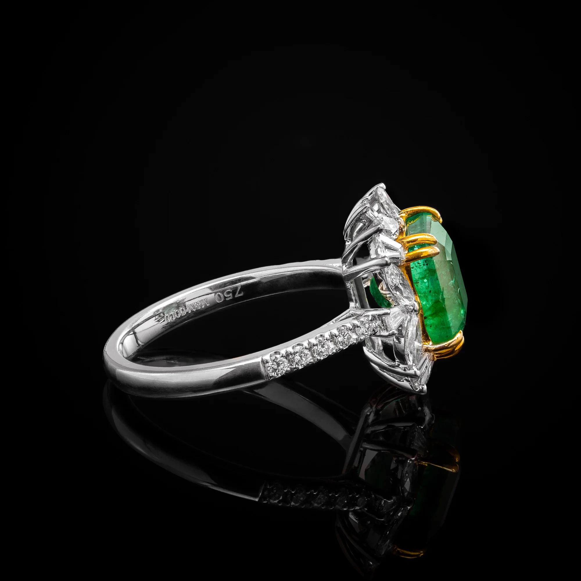 EmeraldEmpire™ Ring in white gold 18k, photo 3