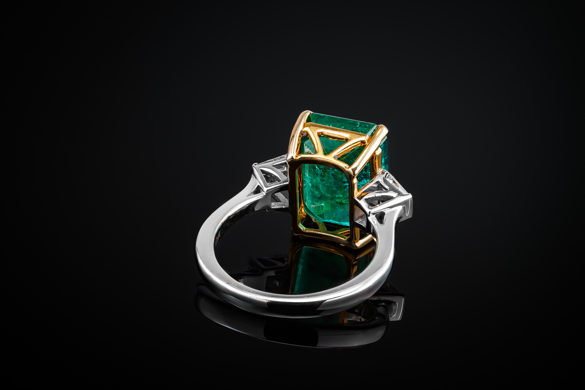 EmeraldZenith™ Ring in white gold 18k, photo 5