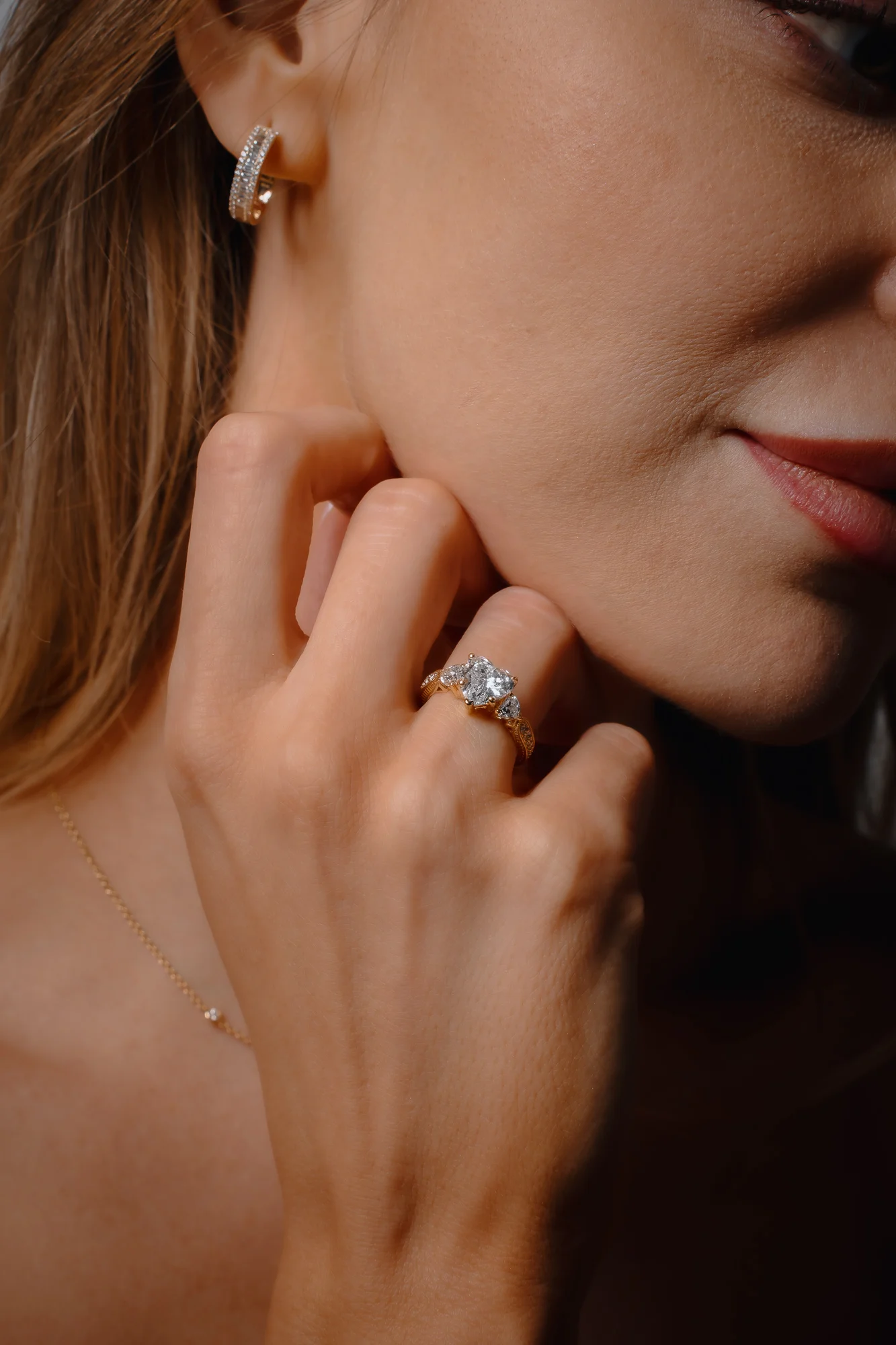 "Gilded Radiance™" Ring 1.51ct in yellow gold, photo 11