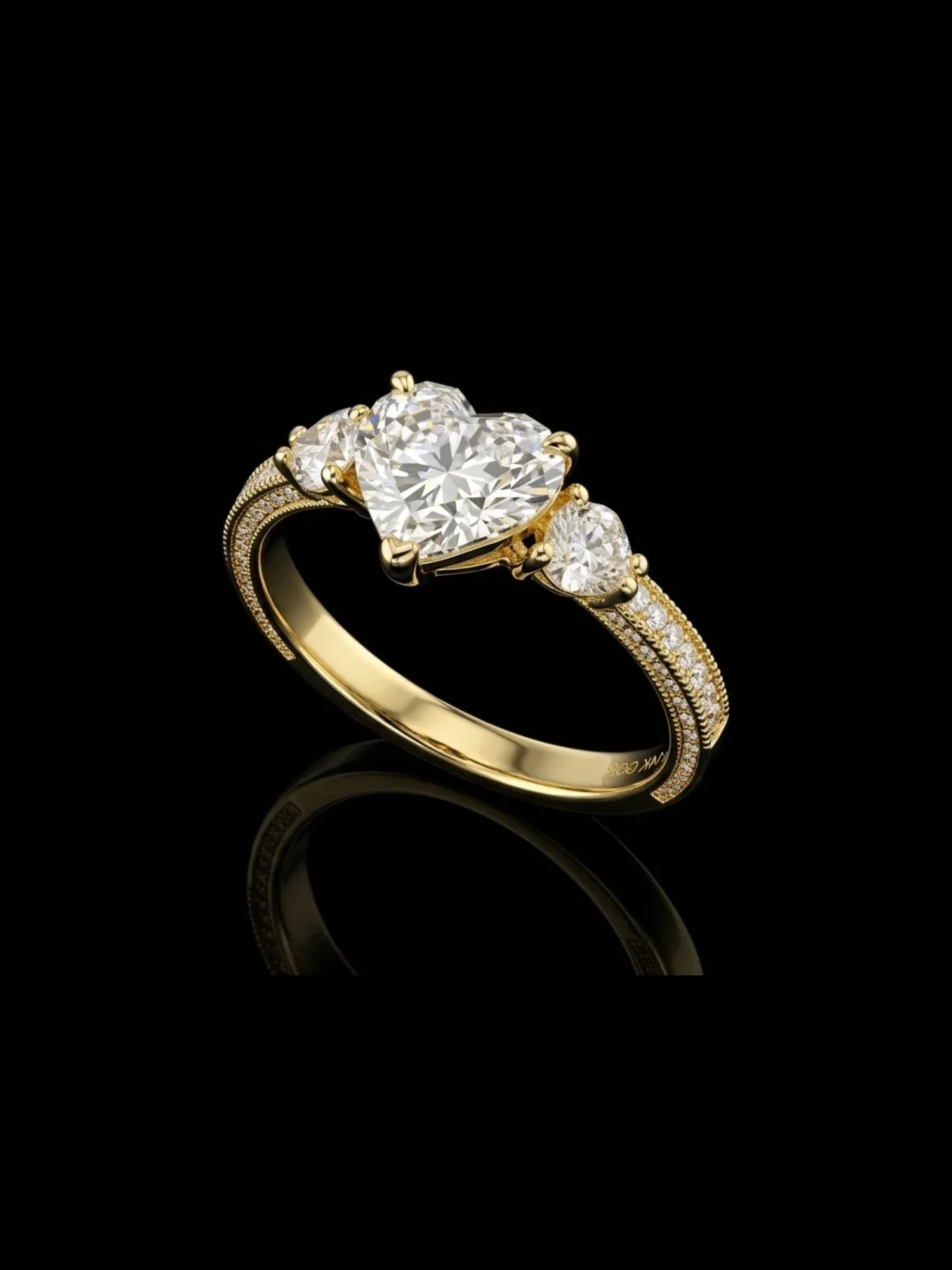 "Gilded Radiance™" Ring 2.00ct – Yellow gold 18k