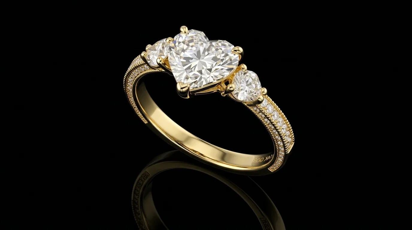 "Gilded Radiance™" Ring 2.00ct in yellow gold 18k, photo 3