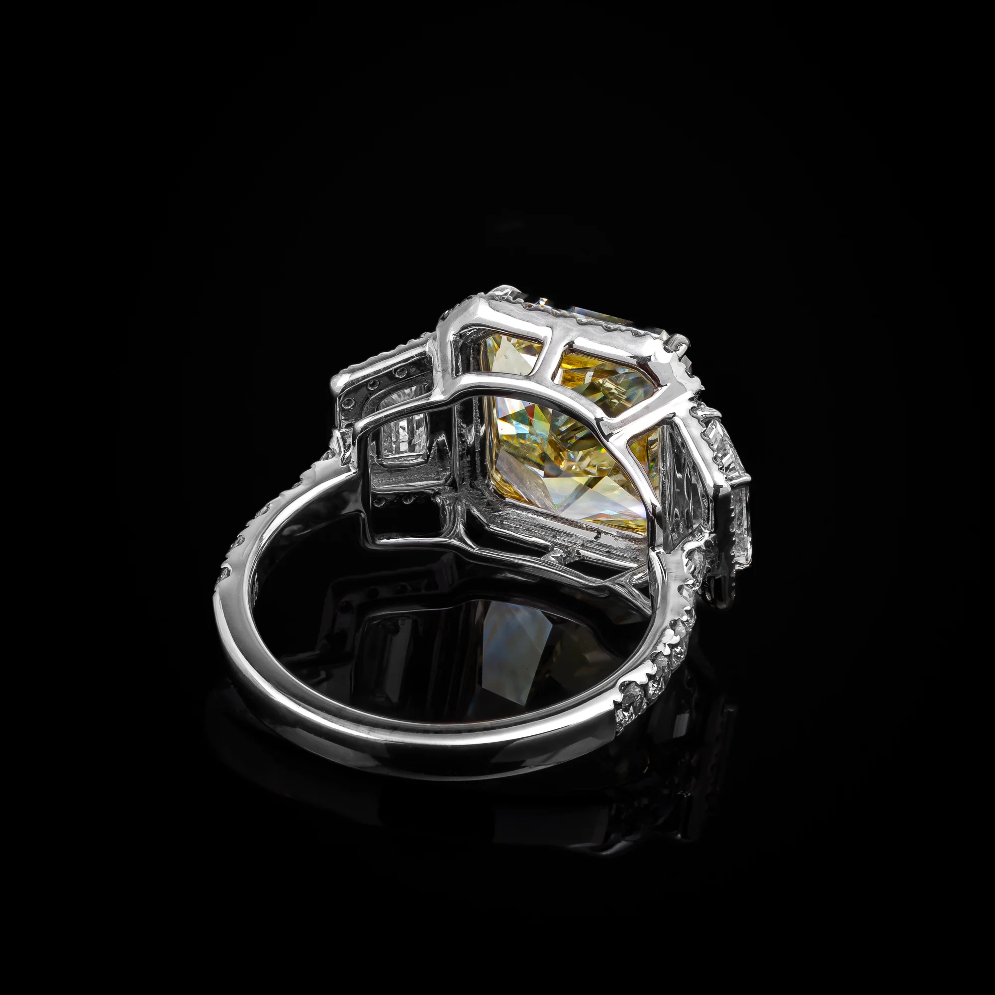 "Golden Light™" Ring in white gold 18k, photo 4