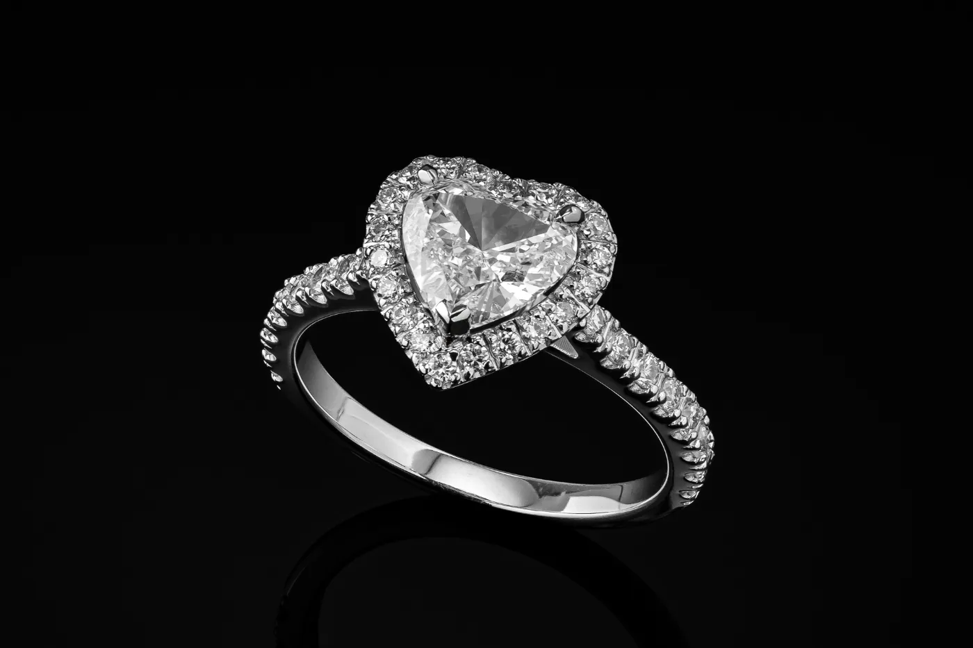 "Heart™" Ring – White gold 18k