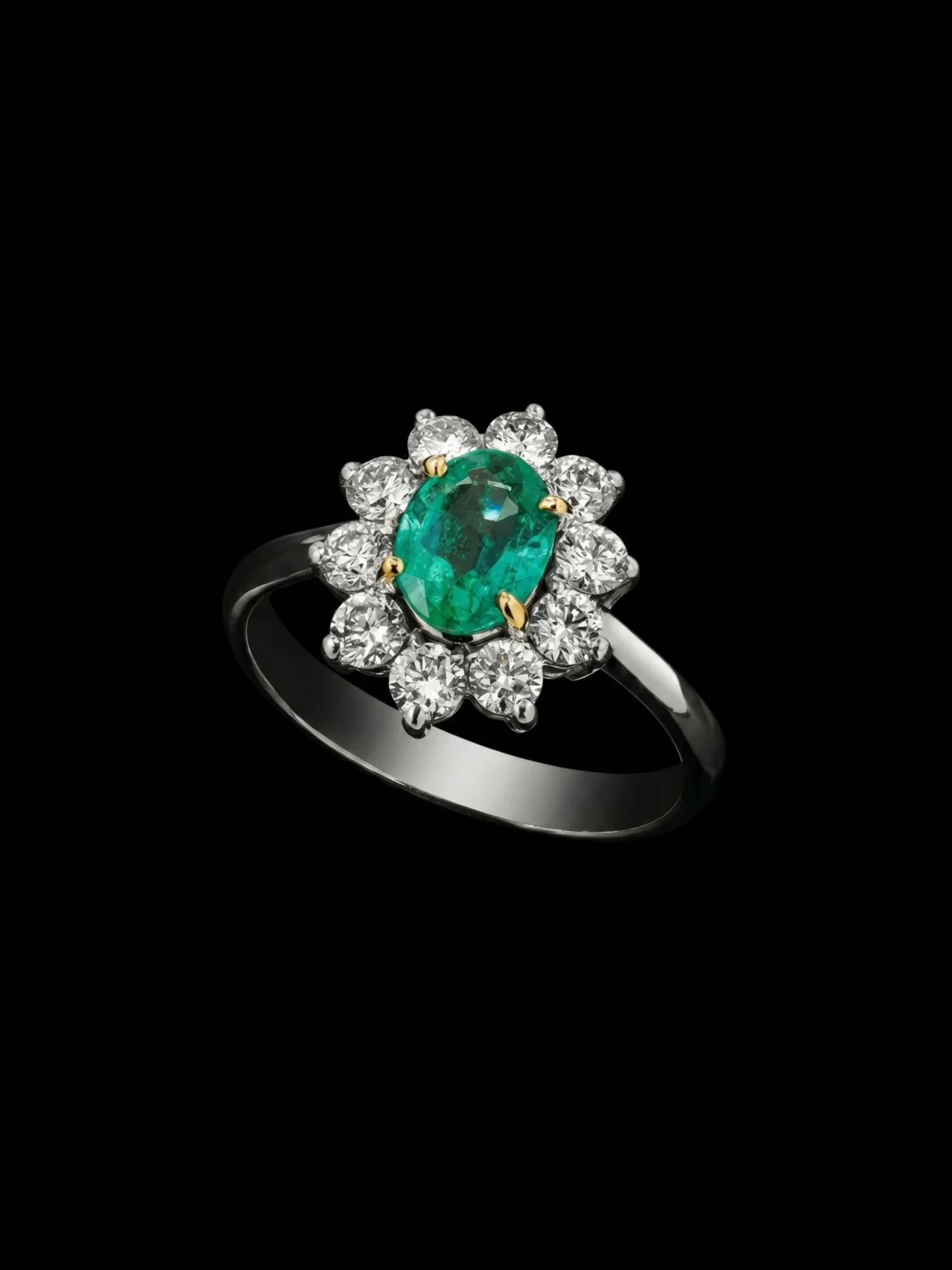 "ImperialBloom™" Ring – White gold 18k