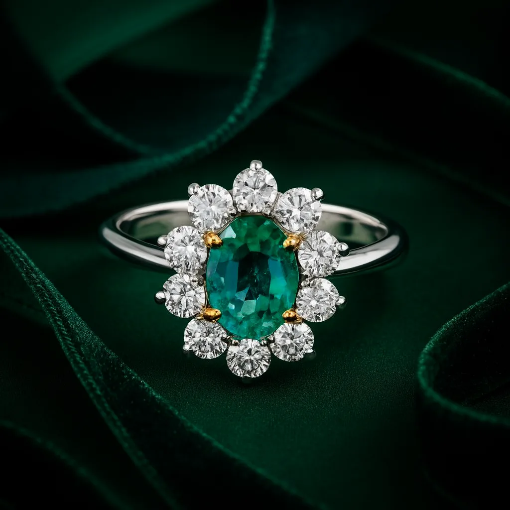 "ImperialBloom™" Ring in white gold 18k, photo 4