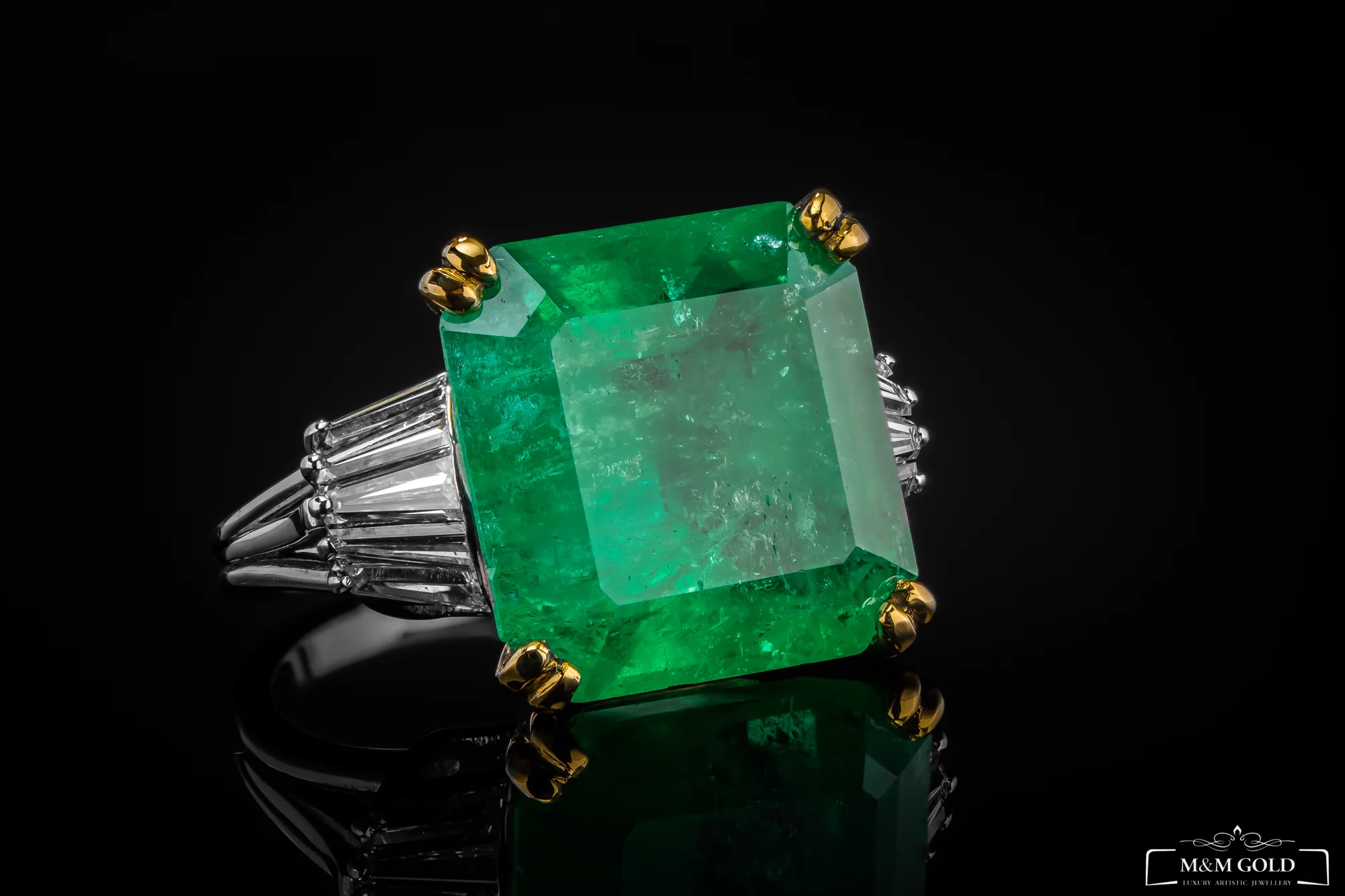 ImperialEmerald™ Ring in white gold 18k, photo 2