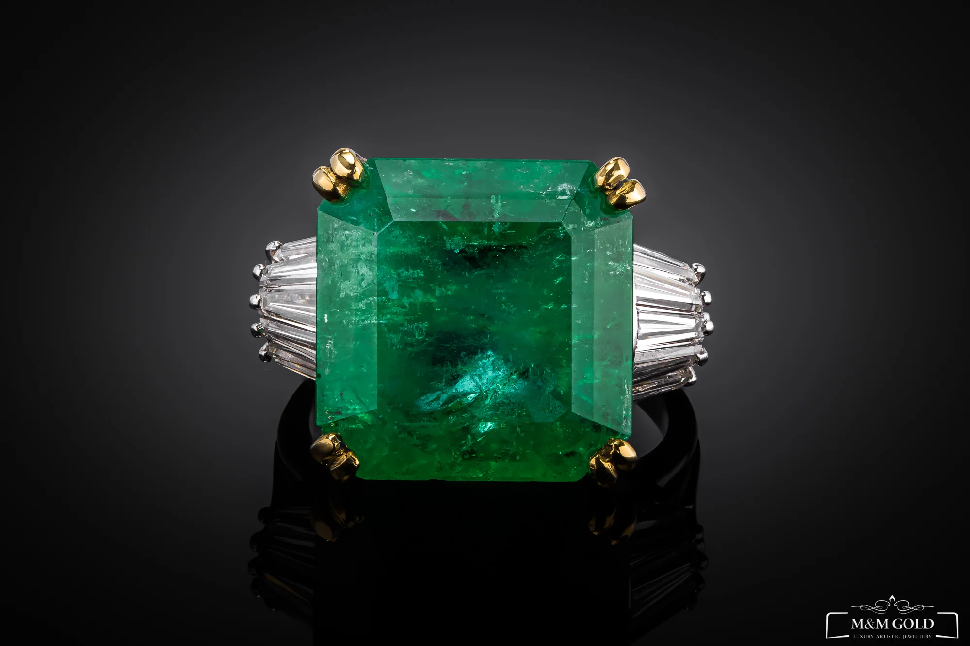 ImperialEmerald™ Ring in white gold 18k, photo 3