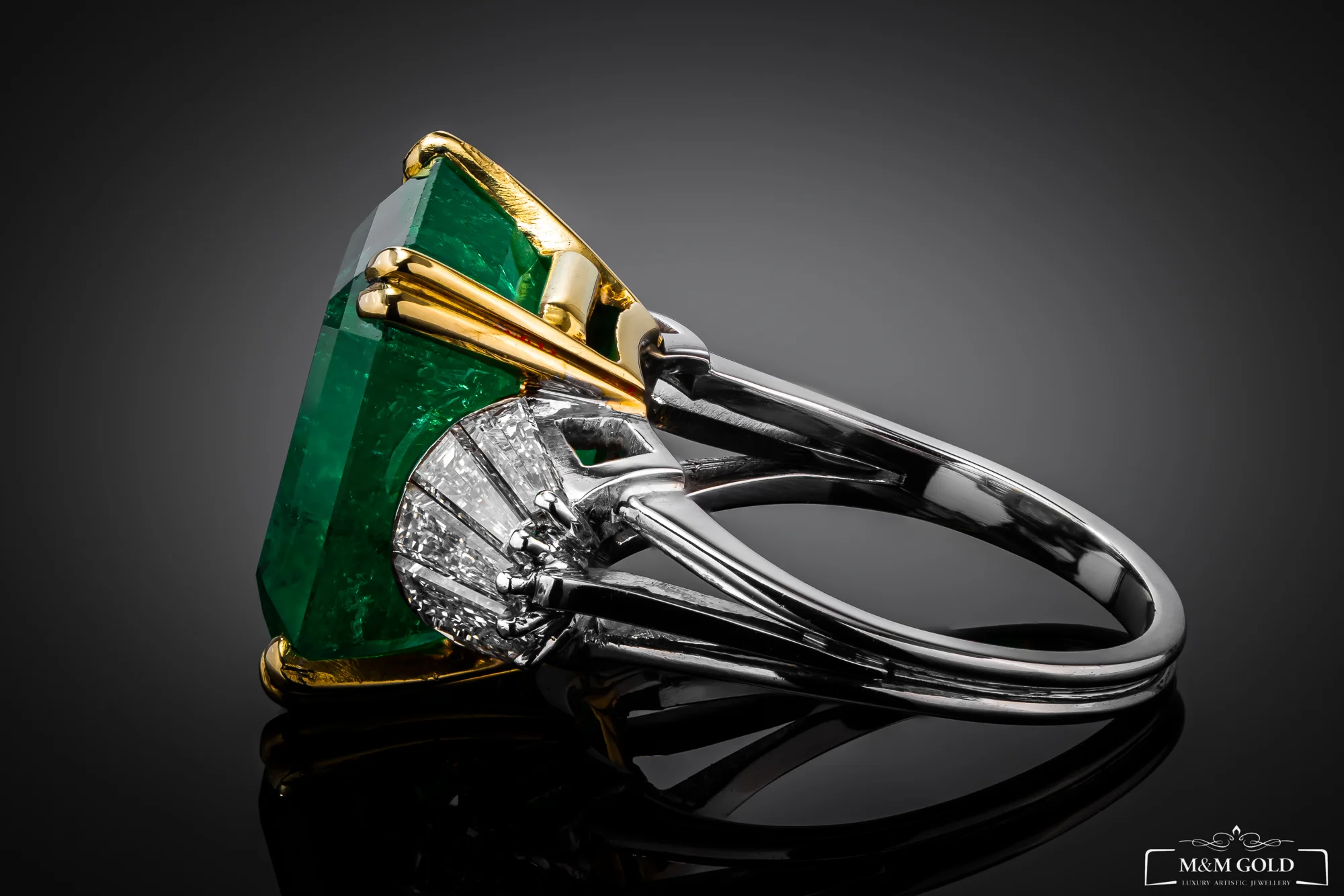 ImperialEmerald™ Ring in white gold 18k, photo 4