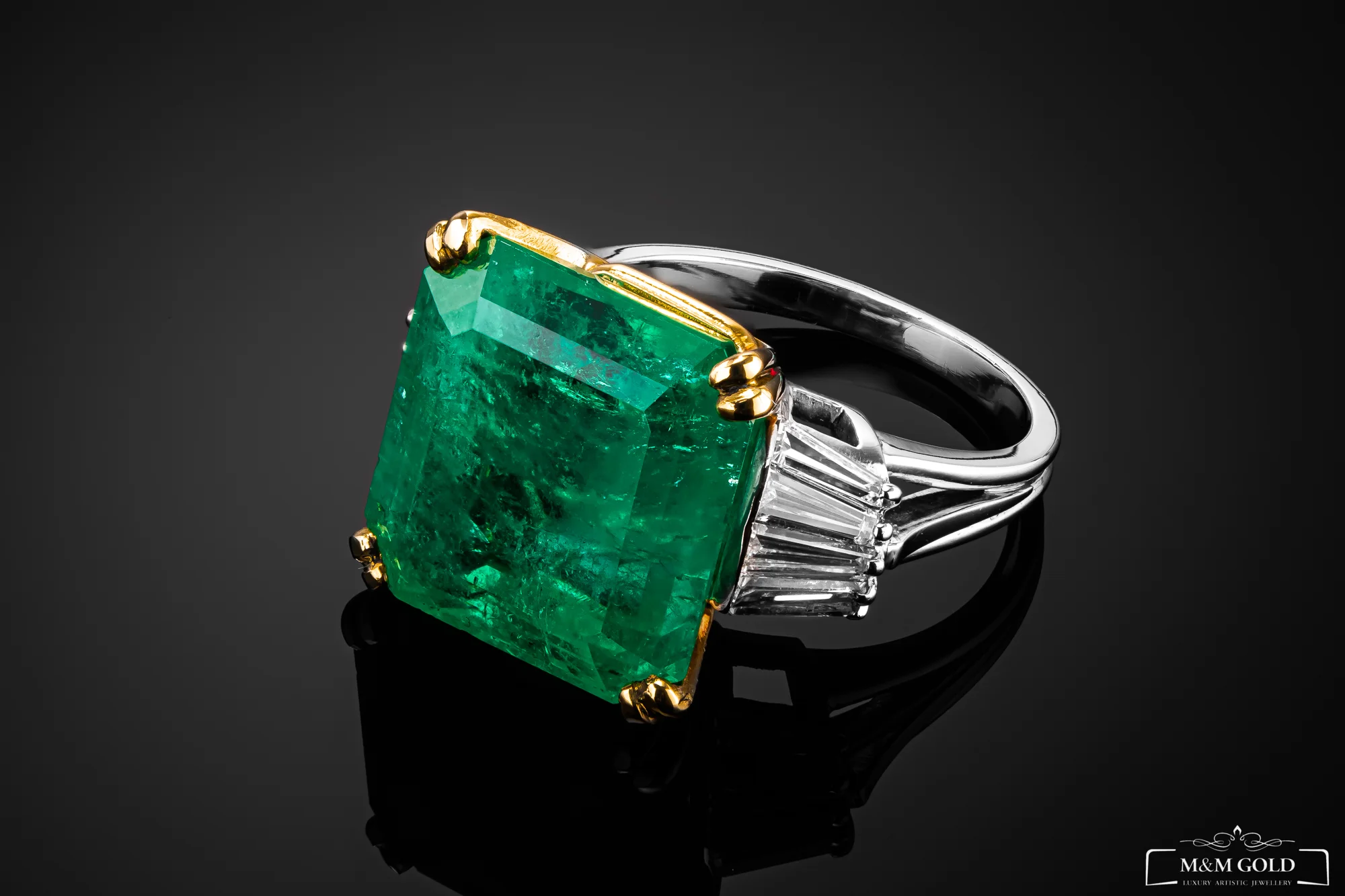 ImperialEmerald™ Ring in white gold 18k, photo 7