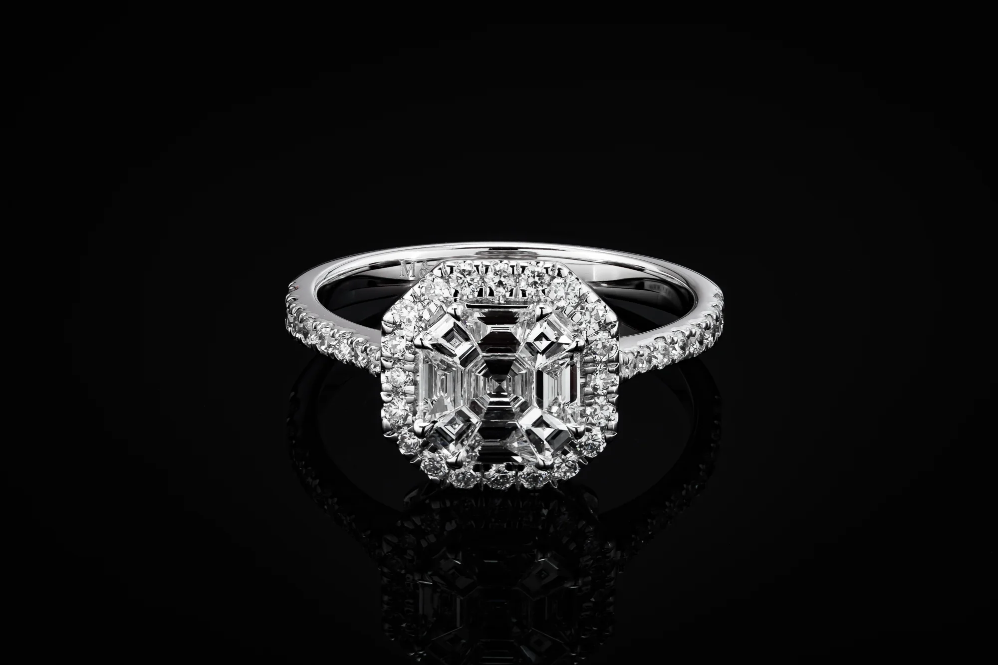 "InvisibleExceptionnel™" Ring in white gold 18k, photo 3