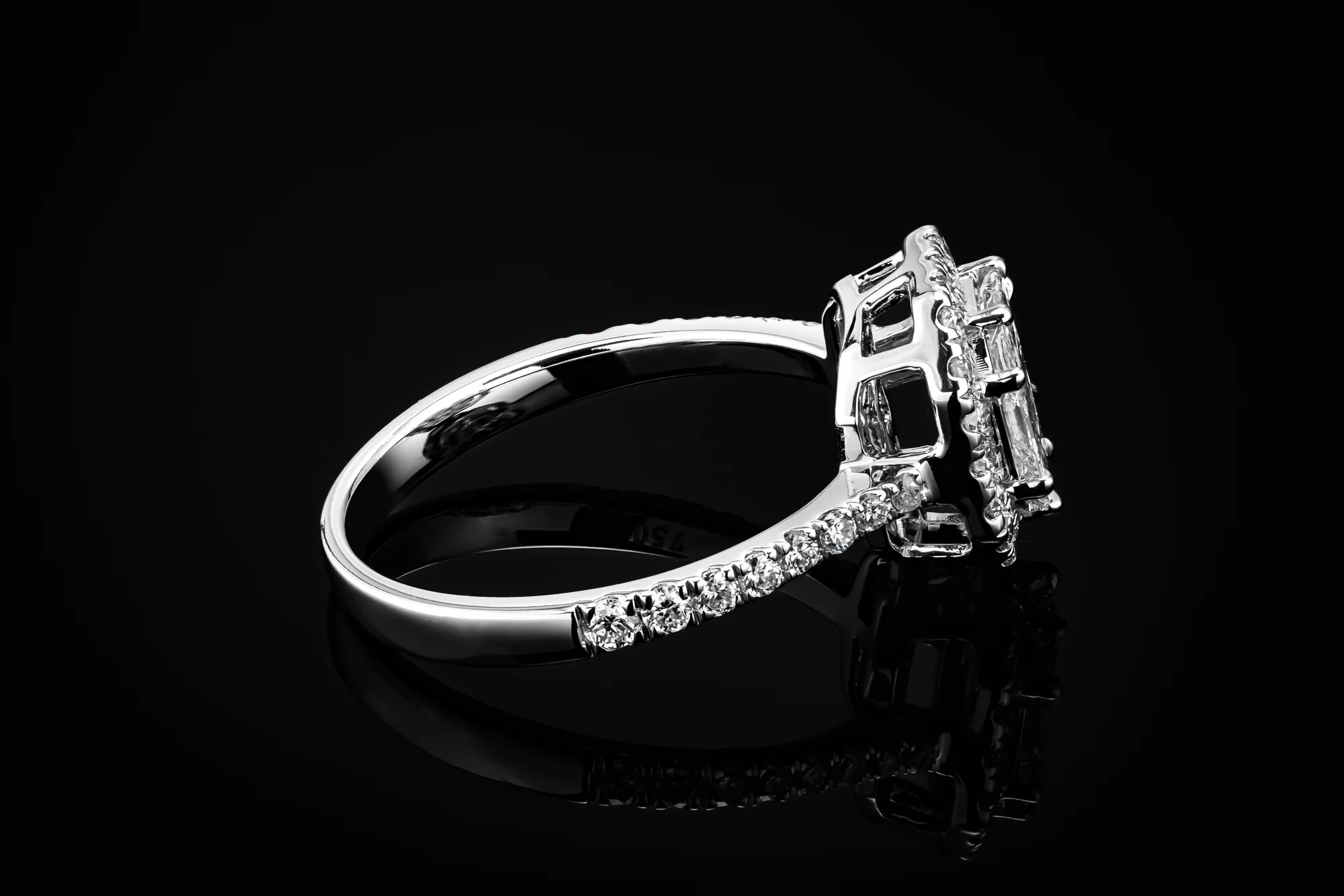"InvisibleExceptionnel™" Ring in white gold 18k, photo 5