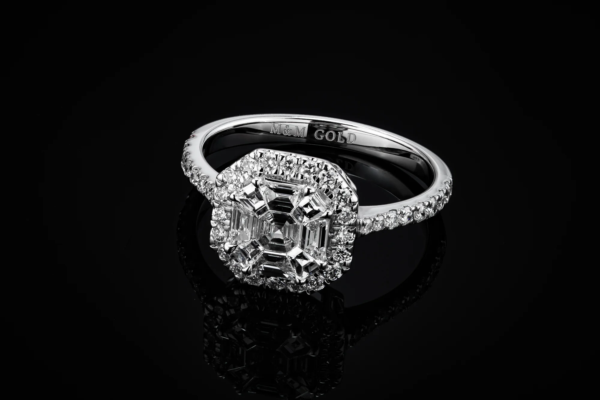"InvisibleExceptionnel™" Ring in white gold 18k, photo 6