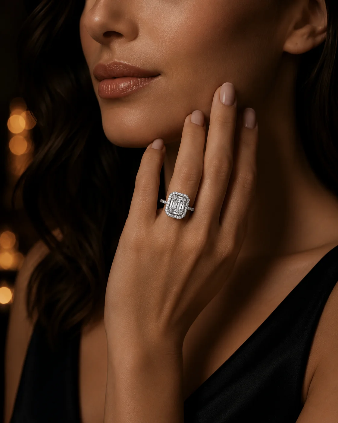 "InvisibleNuevo™" Ring in white gold 18k, photo 2