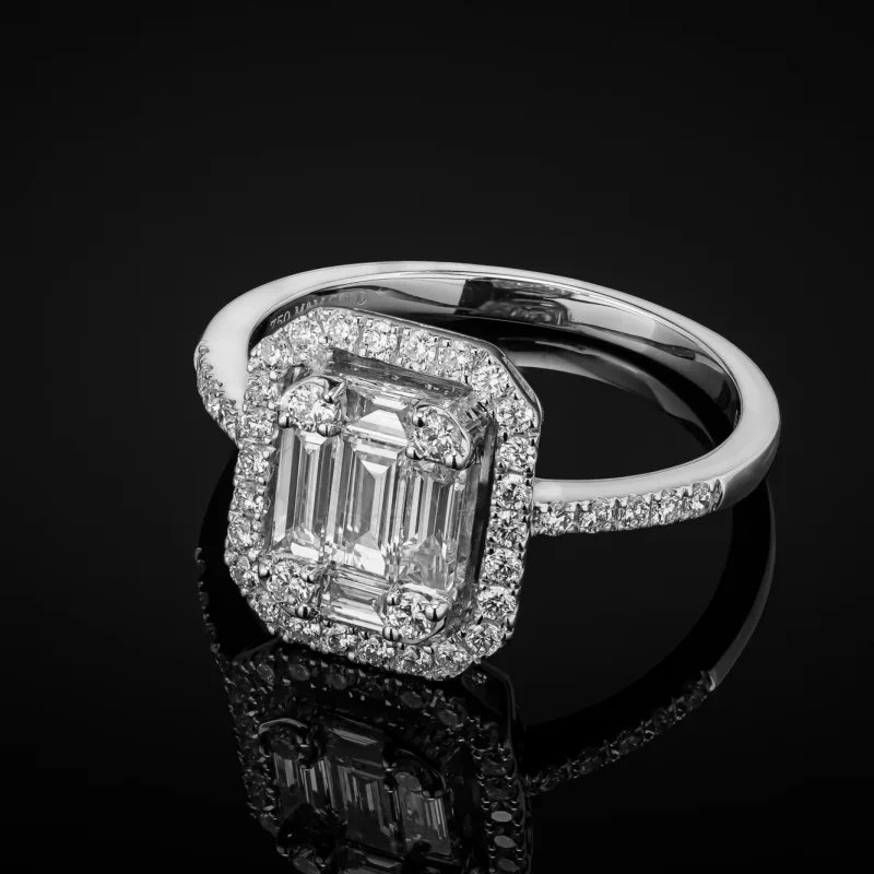 "InvisibleNuevo™" Ring in white gold 18k, photo 3