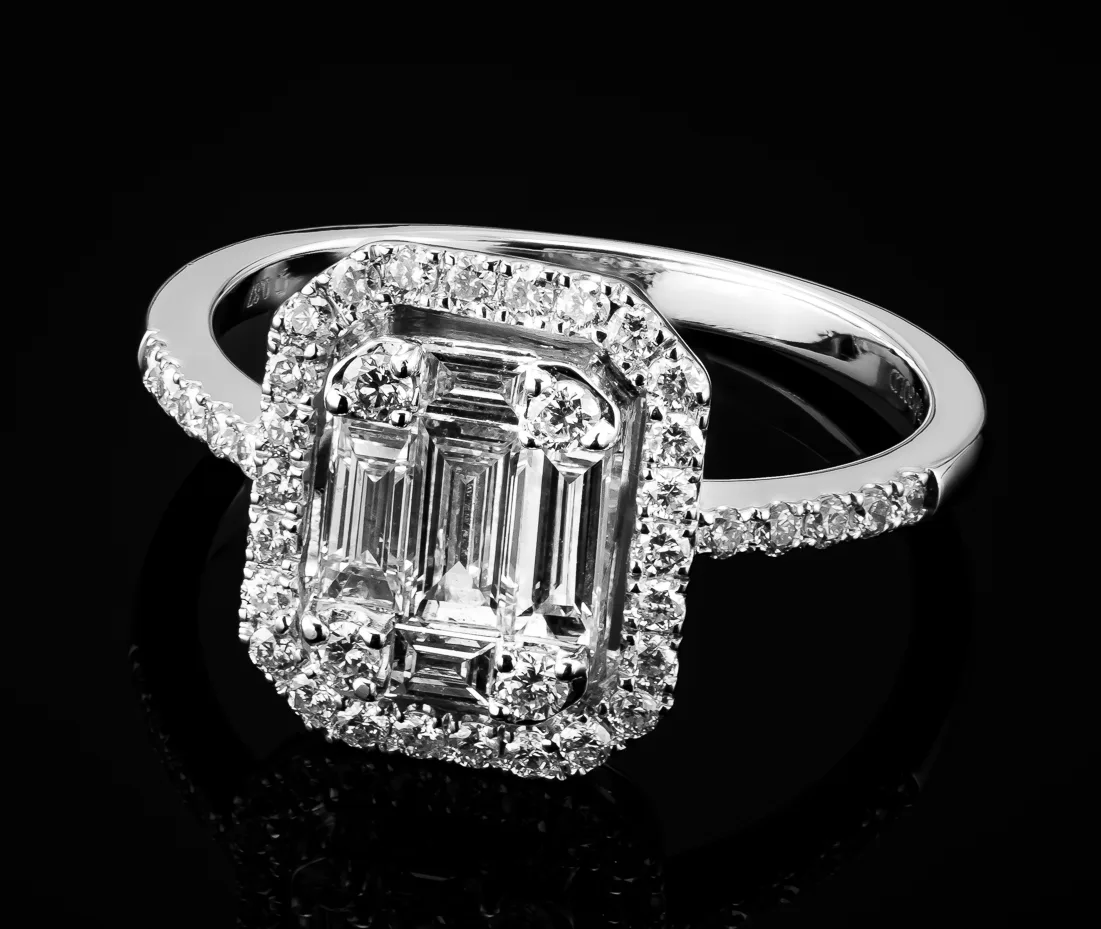"InvisibleNuevo™" Ring in white gold 18k, photo 4