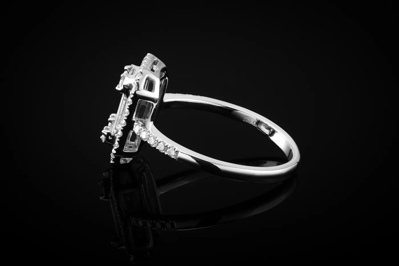 "InvisibleNuevo™" Ring in white gold 18k, photo 5