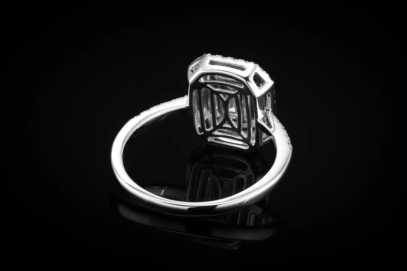 "InvisibleNuevo™" Ring in white gold 18k, photo 6