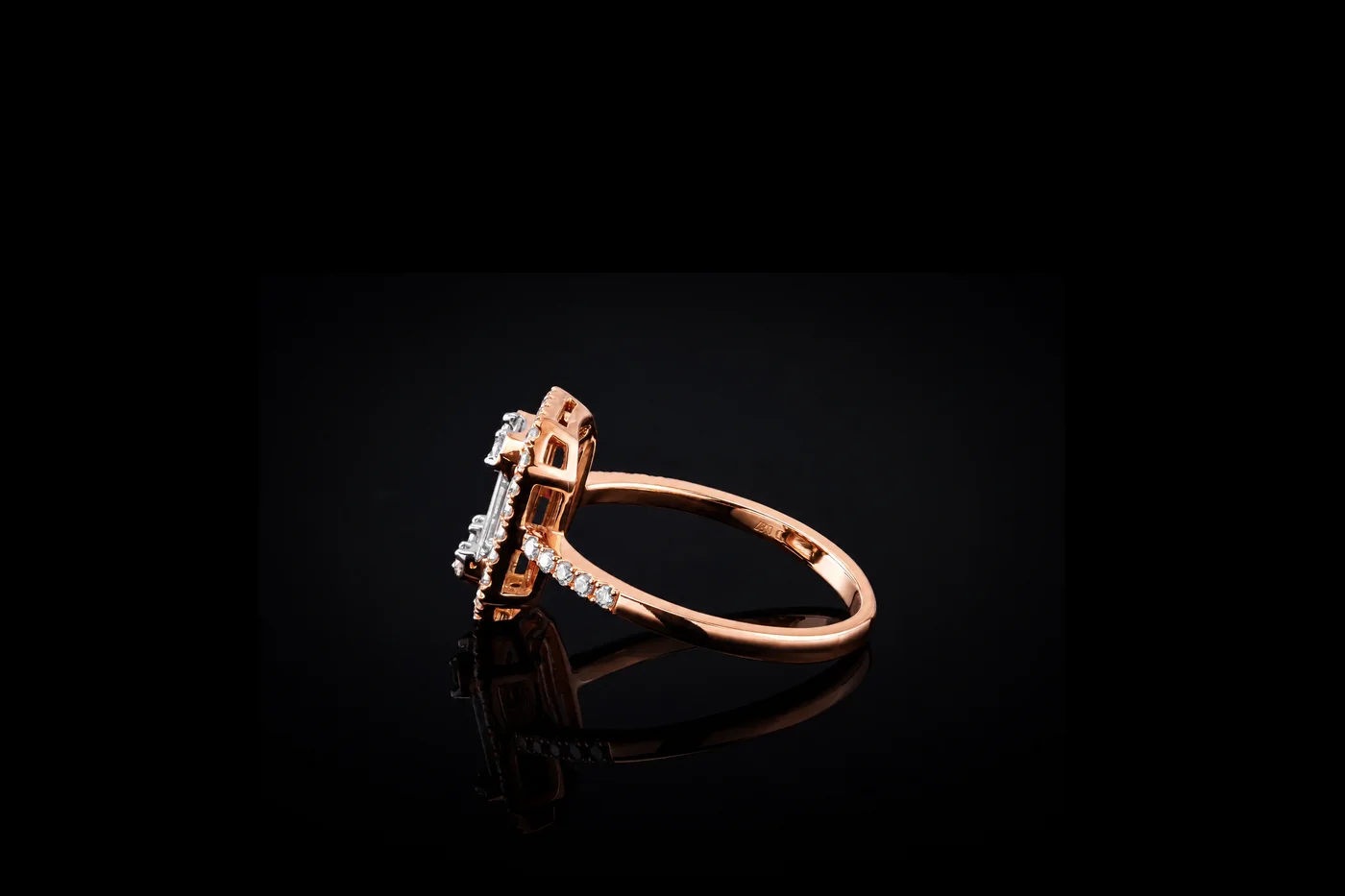 "InvisibleNuevo™" Ring in rose gold 18k, photo 5