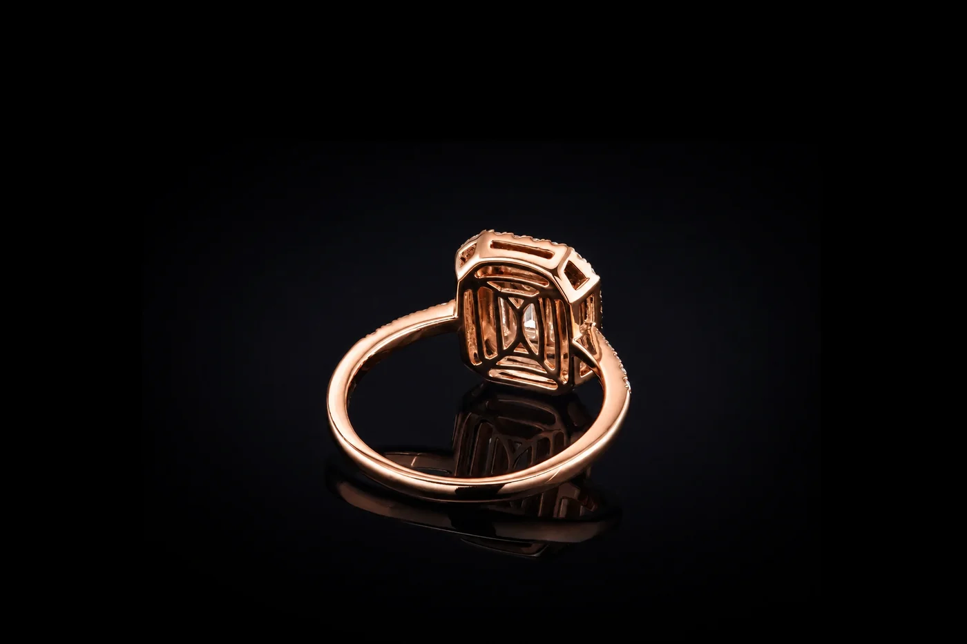 "InvisibleNuevo™" Ring in rose gold 18k, photo 6