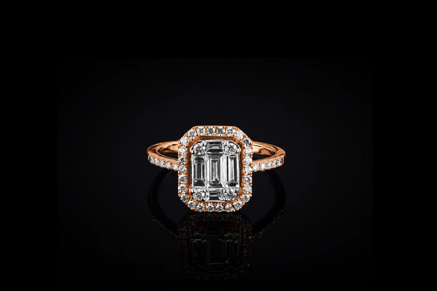 "InvisibleNuevo™" Ring in rose gold 18k, photo 7